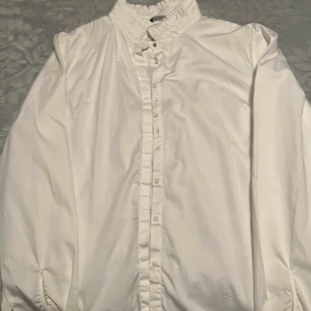 Van Heusen White Button Down Shirt